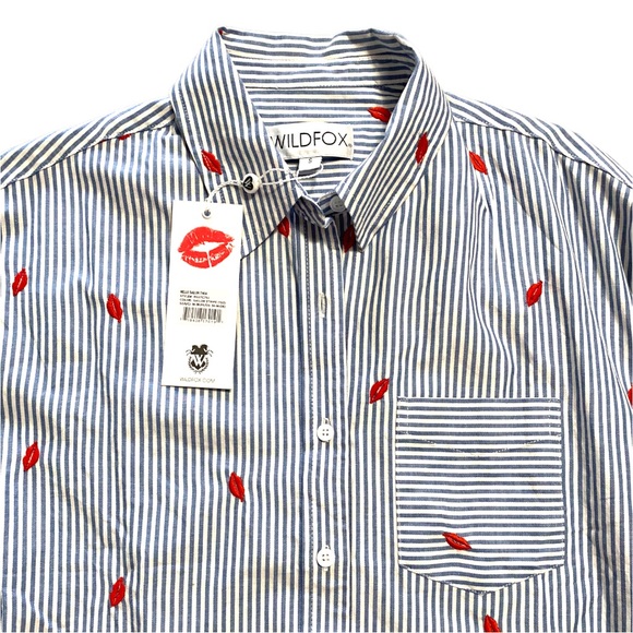 NWT WILDFOX Hello Sailor Thea Button-Up - Picture 2 of 2